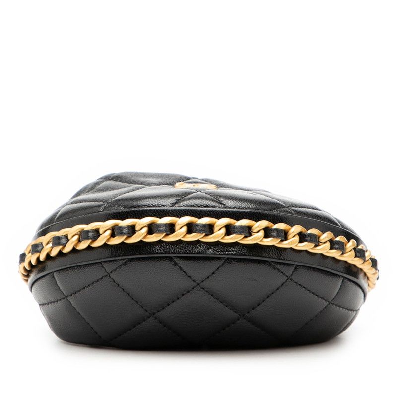 美品ꕥシャネル ポーチ バニティポーチ 小物入れ ココマーク マトラッセ レザー 美品○シャネル バニティ ポーチ ココマーク キャビアスキン レザー