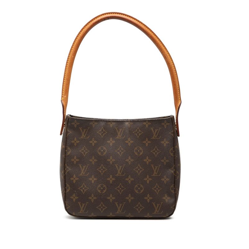 ルイ ヴィトン モノグラム ルーピングMM ショルダーバッグ ハンドバッグ M51146 ブラウン PVC レザー レディース LOUIS VUITTON 【中古】 ルイ ヴィトン モノグラム ルーピングMM ワンショルダーバッグ M51146
