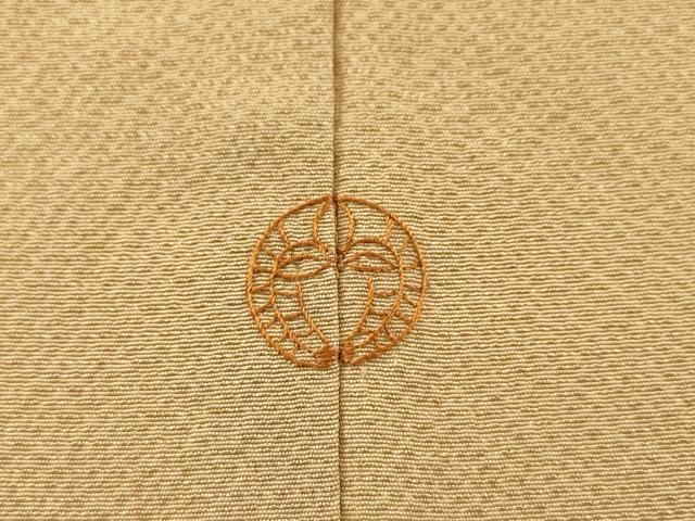 平和屋着物▽染師 故・山代谷隆 訪問着 総刺繍 草花丸文 正絹 逸品