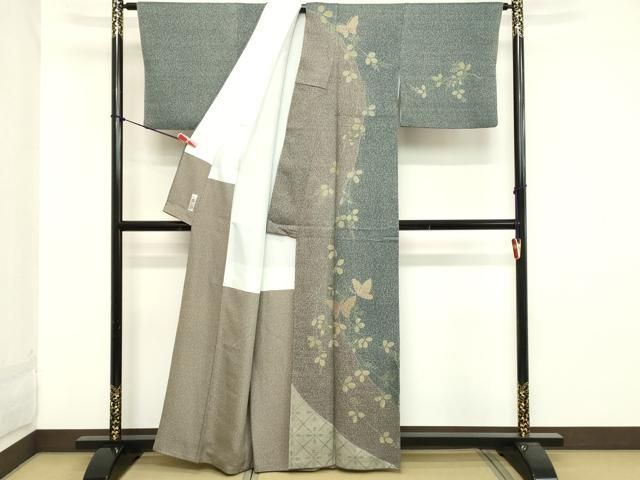 平和屋着物□訪問着 舞蝶文 正絹 逸品 DABB2228cd - メルカリ