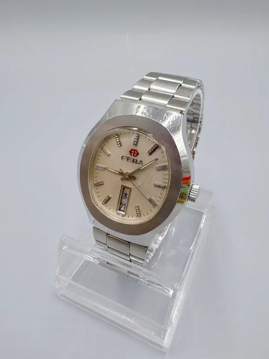1980年代 ヴィンテージ フェバ デュロウェ ムーブ 手巻き 機械式時計