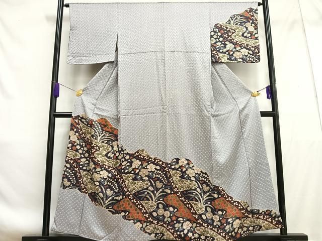 平和屋着物□訪問着 絞り 辻が花 正絹 逸品 AABF0849oa - メルカリ