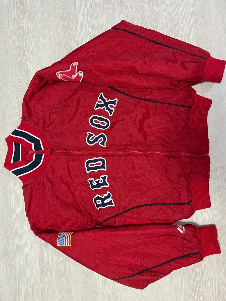 MAJESTIC REDSOX スタジャン 90s 90s~00s Majestic ボストン レッド
