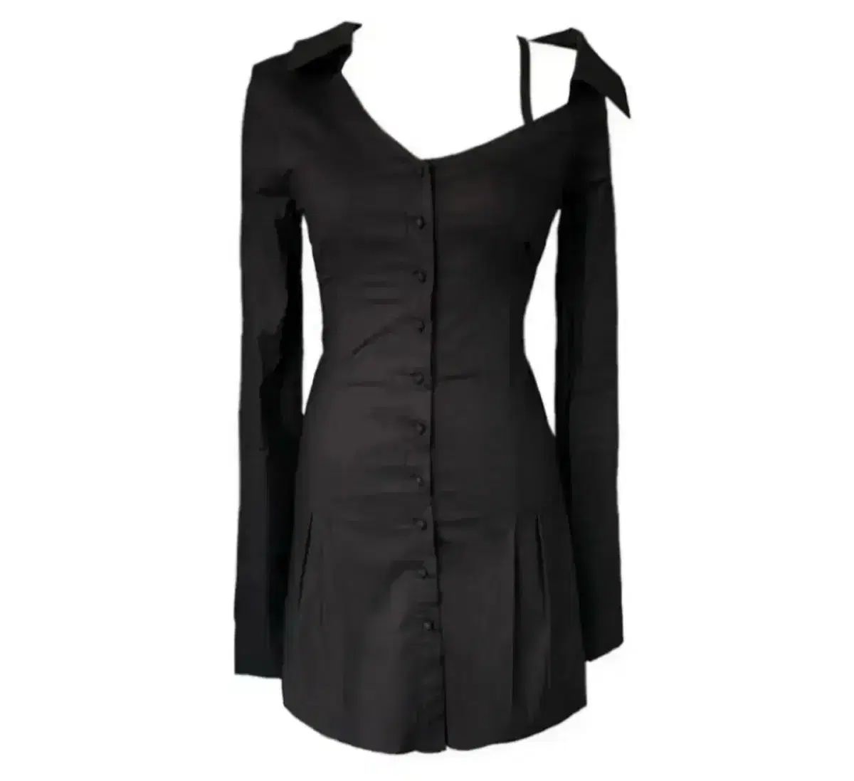 bnfrom シャツワンピース ブラック ONE