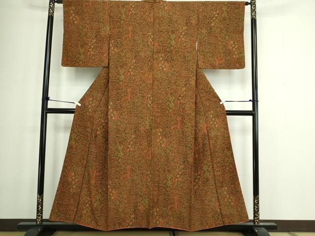 平和屋着物□上質な小紋 吉祥花文 正絹 逸品 DABA9639sf - メルカリ