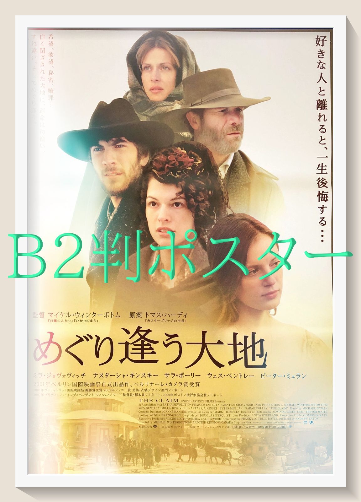 pt『めぐり逢う大地』映画オリジナルB2判ポスター pt08532 マイケル