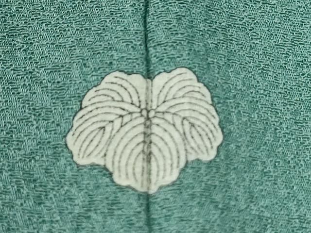 平和屋着物●上質な色無地 青磁色