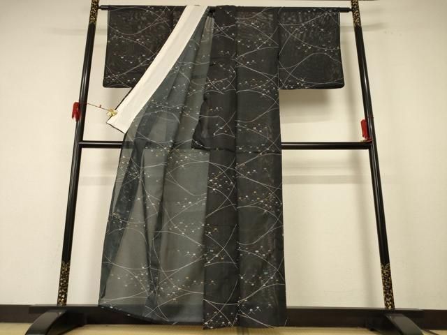 平和屋着物＊夏物　小紋　絽　舞花文　洗える着物　AABD3285jd 平和屋着物＊夏物 小紋 絽 舞花文 洗える着物 AABF1655jd - メルカリ