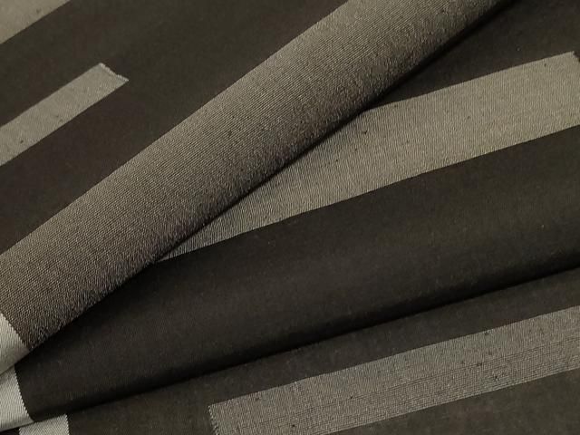 平和屋着物＊夏物 紗紬 縞 正絹 jd