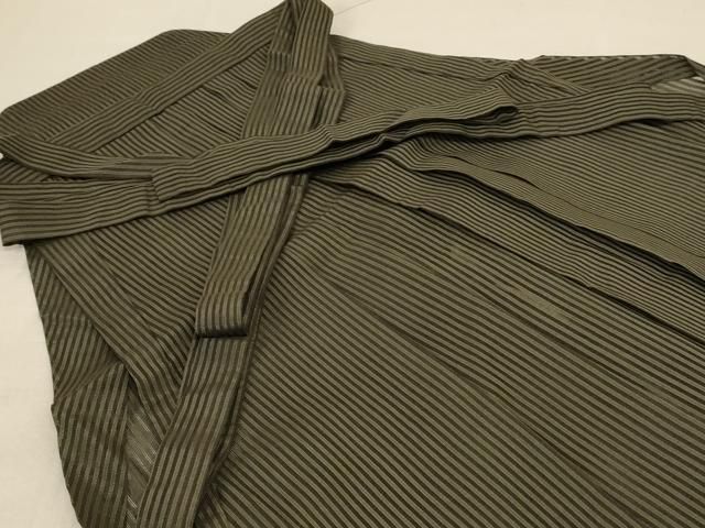 平和屋着物＊夏物 男性 馬乗り袴 縞 正絹 逸品 AABF1669jd - メルカリ