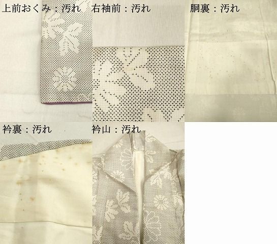 平和屋着物□本場大島紬 白大島 7マルキ 舞花文 正絹 逸品 DABB2245cd