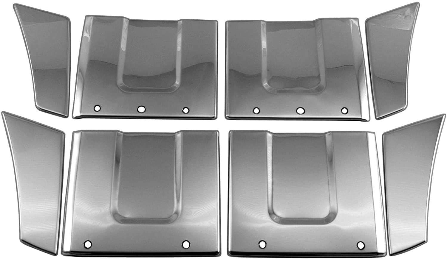 BRIGHTZ スーパー キャリイ DA 16 T 超鏡面ステンレスメッキリアマッドガードパネル 8 PC SID－ETC－MID－004 A キャリトラック キャリィトラック キャリートラック キャリィートラック