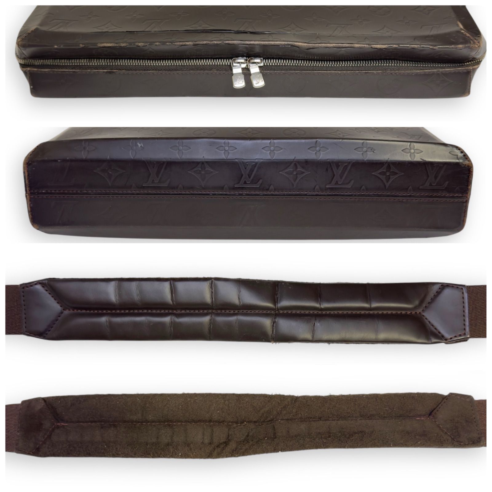 LOUISVUITTON ルイヴィトン モノグラム グラセ スティーブ ショルダー