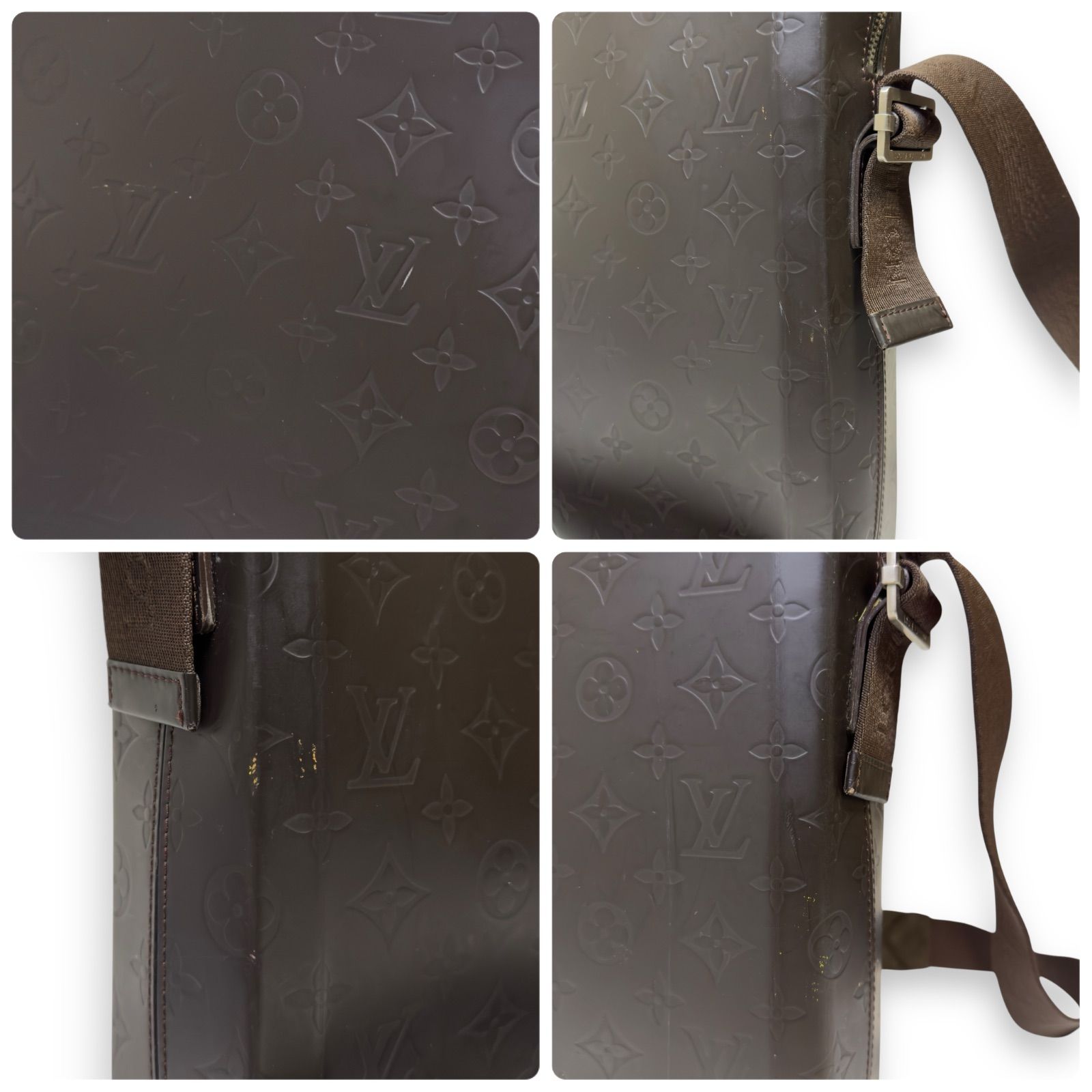 LOUISVUITTON ルイヴィトン モノグラム グラセ スティーブ ショルダー