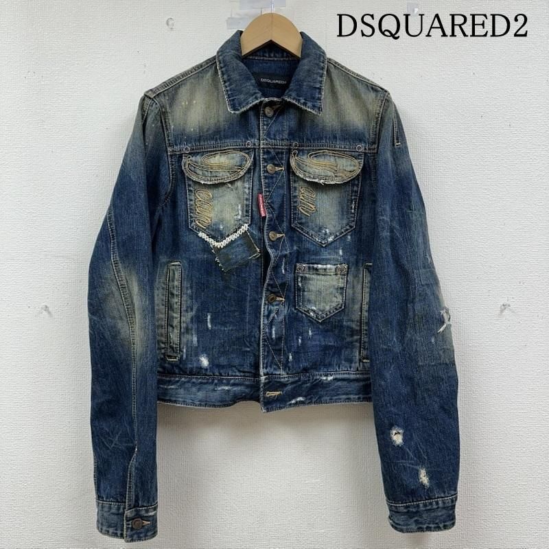 未使用タグ付き!DSQUARED2パッチワークストレッチデニム 未使用タグ付き!DSQUARED2パッチワークストレッチデニム