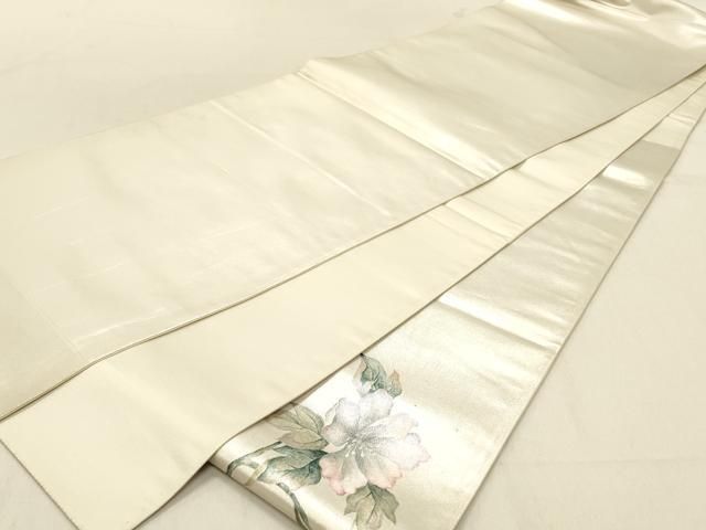 平和屋着物◎太鼓柄袋帯 手描き 枝花文 正絹 逸品 DABA2332ya - メルカリ