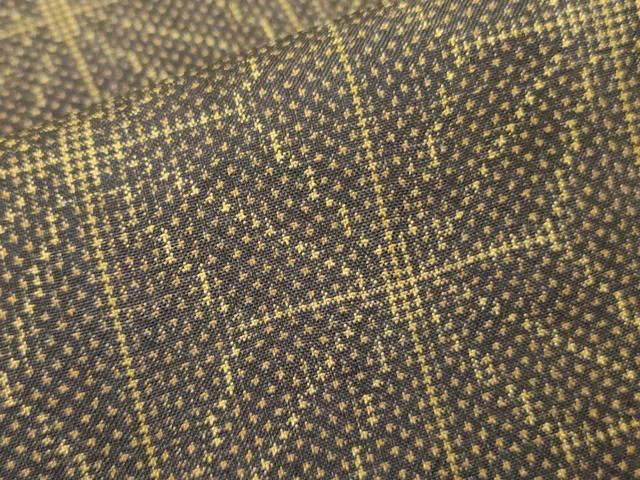 平和屋着物□本場大島紬 7マルキ 麻の葉文様 正絹 逸品 DABA6902op