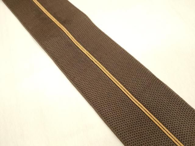 平和屋着物＊夏物 男性 角帯 間道 正絹 cm