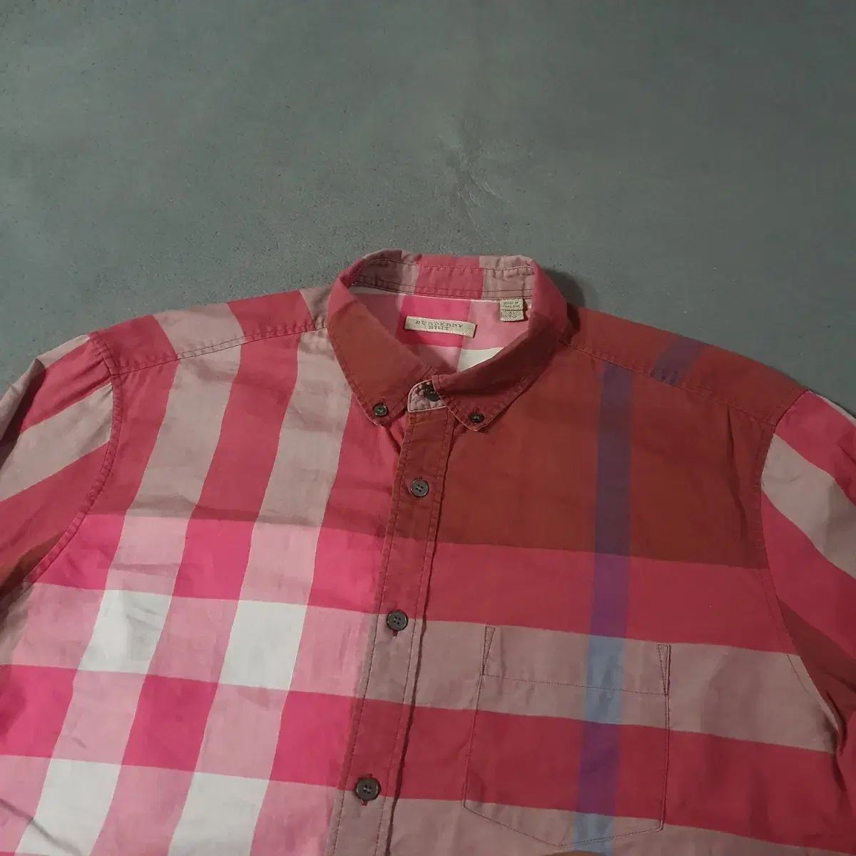 バーバリーブリット チェック シャツ XL