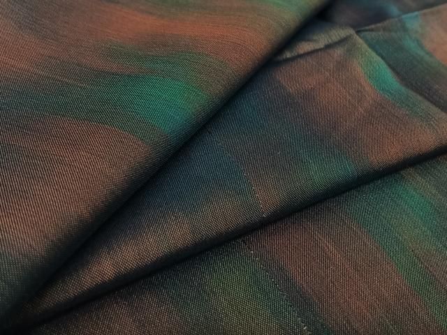  平和屋着物▽道行コート スリーシーズン 春夏秋 塵除け 霞文 暈し染め 正絹 jh 羽織 着物 浴衣