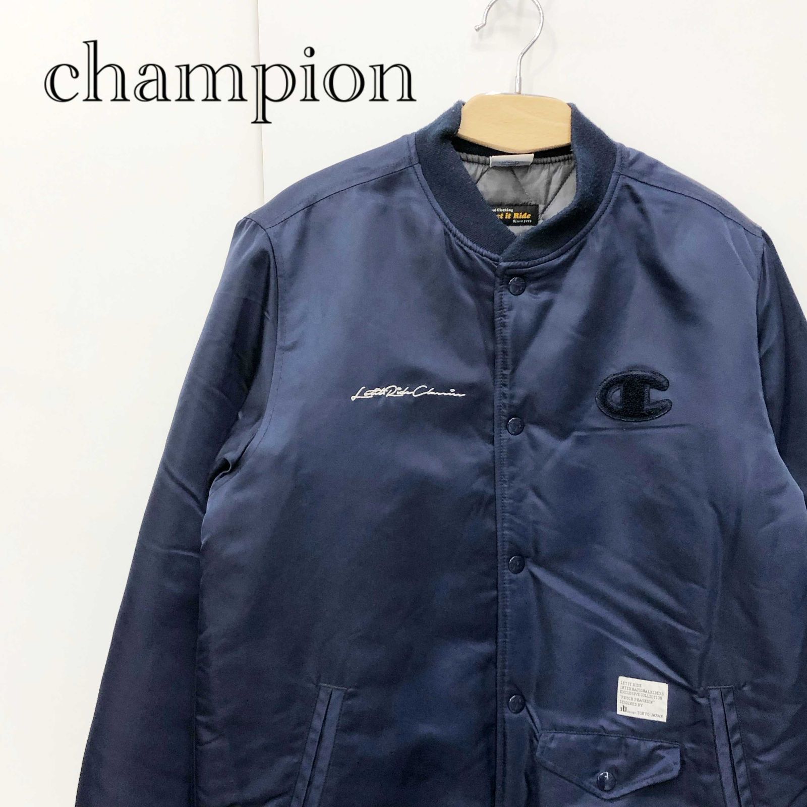 【レア】レットイットライド×Champion ナイロンジャケット champion Let it ride チャンピオン レット イット