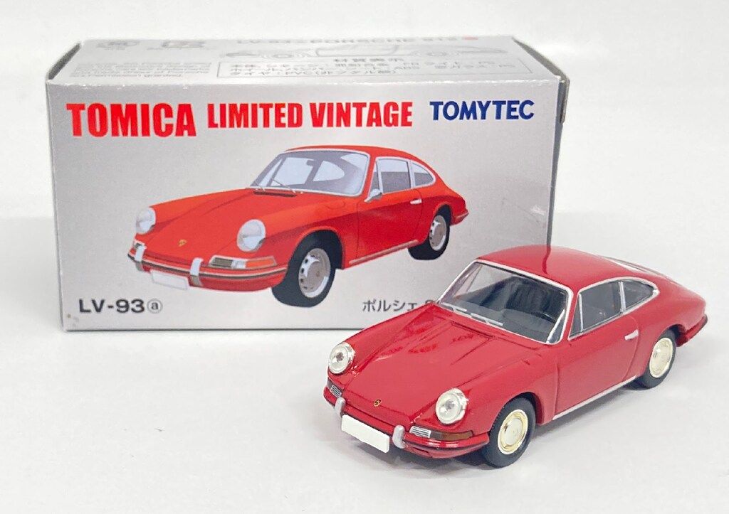 トミーテック TOMICA LIMITED VINTAGE ポルシェ 912 1965年式 赤 LV-93 a