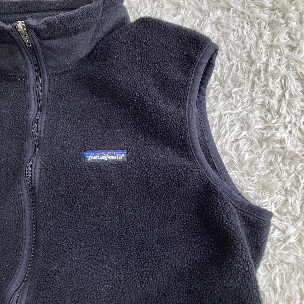 USA製 Patagonia パタゴニア PEF フリースベスト ブラック サイズM