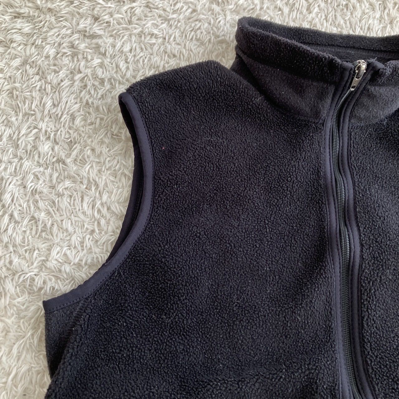 USA製 Patagonia パタゴニア PEF フリースベスト ブラック サイズM