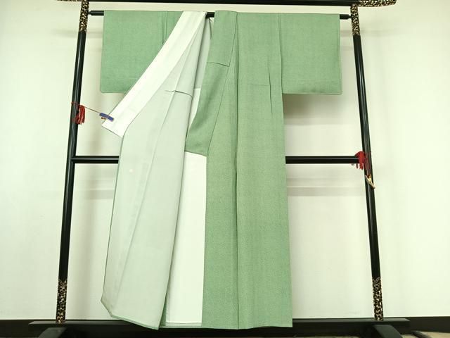 平和屋着物▽江戸小紋　単衣　作家物　宝づくし文　正絹　逸品　AABF2542jh 平和屋着物▽江戸小紋 単衣 作家物 宝づくし文 正絹 逸品 AABF2542jh