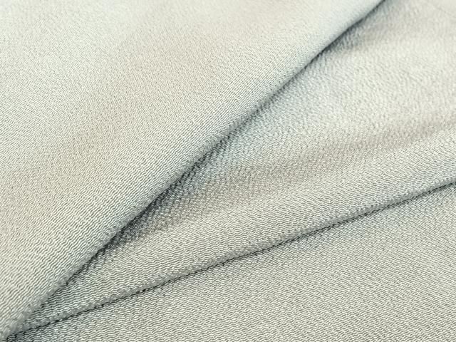 平和屋着物▽上質な色無地 単衣 淡藤色 鬼しぼ縮緬 正絹 jh