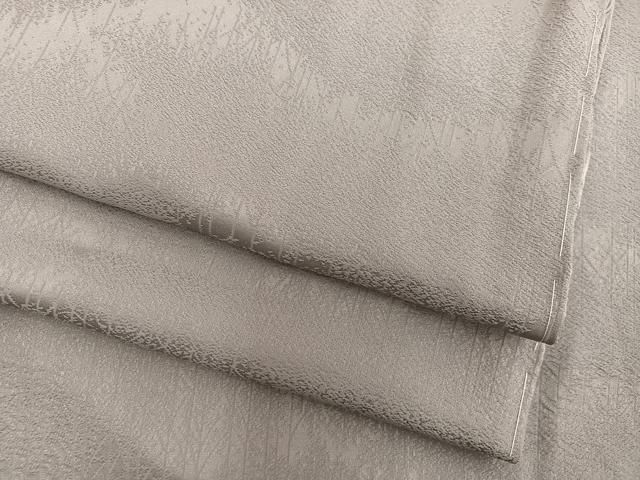 平和屋着物●上質な色無地 樹林地紋 利休色 正絹 ♥ mz