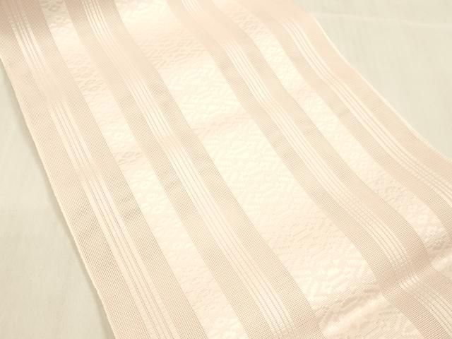 平和屋着物＊夏物 博多織 八寸名古屋帯 献上 虹色 cm