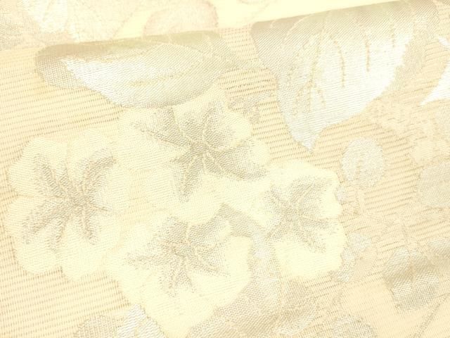 平和屋着物＊夏物 九寸開き名古屋帯 紫陽花 銀糸 正絹 cm 洗濯機対応 細見え