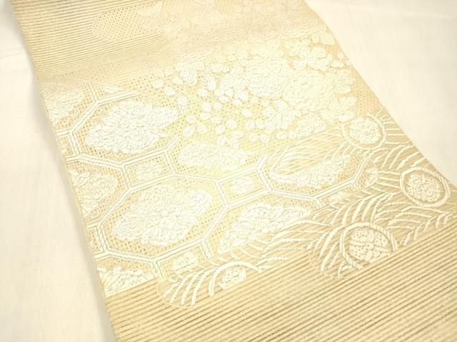 平和屋着物＊夏物 中国三大刺繍 スワトウ刺繍 汕頭刺繍 総刺繍 絽綴れ