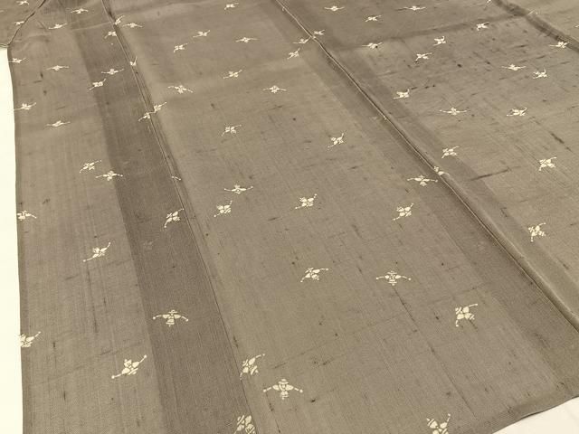 平和屋着物＊夏物 絹芭蕉 夏芭蕉 伝統工芸士 白川貞夫 やじろべえ 証紙