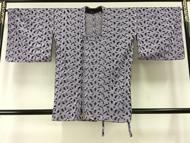 平和屋着物▽道行コート スリーシーズン 春夏秋 塵除け 刺繍 花尽くし 洗える着物 fy