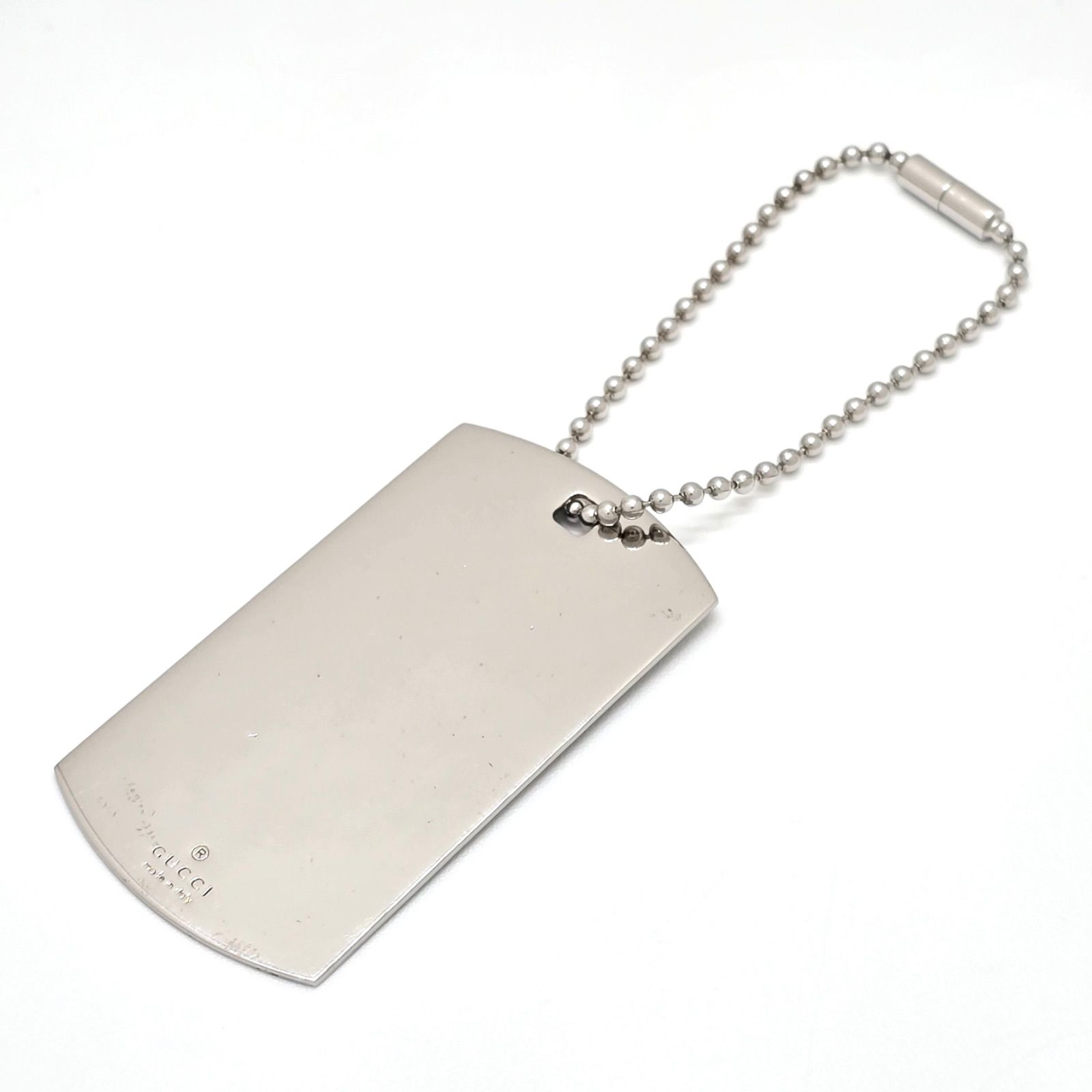 GUCCI グッチ ドッグタグ プレート キーリング キーホルダー ボール 