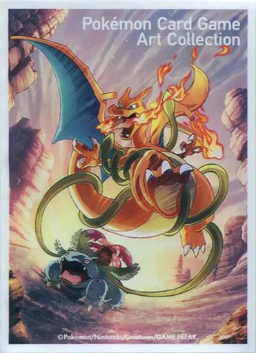 サプライ ポケモンカードゲーム デッキシールド スリーブ リザードン VS フシギバナ ポケモンセンター