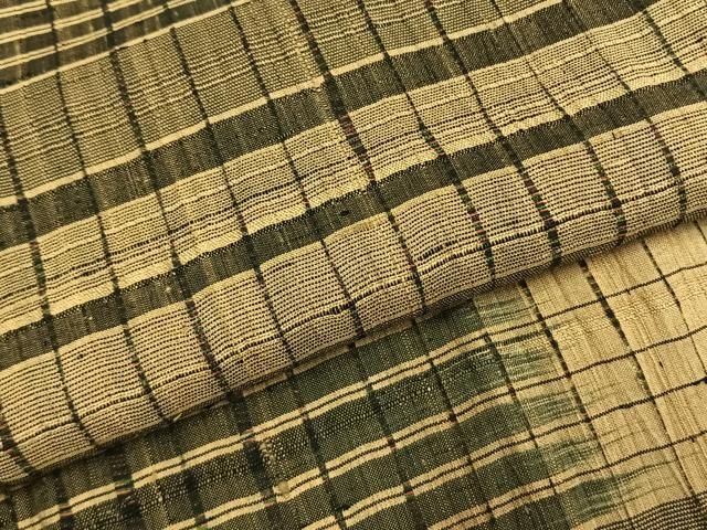 平和屋着物▽上質な紬 単衣