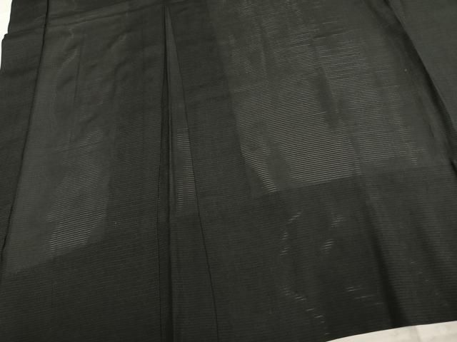  平和屋着物▽男性 長羽織 黒紋付 正絹 fy 羽織 着物 浴衣