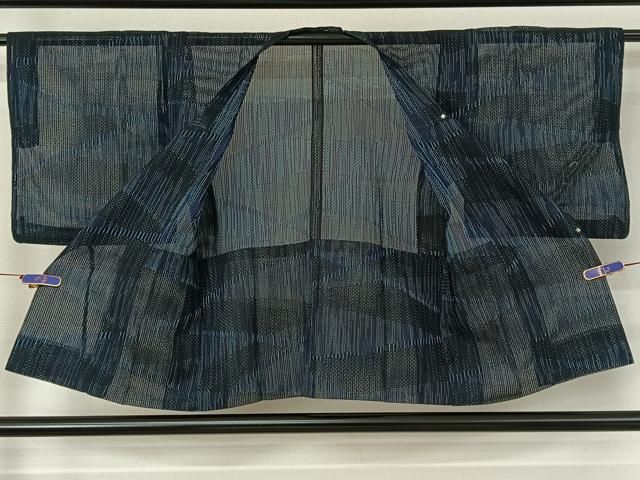 平和屋着物▽道行コート スリーシーズン 春夏秋 塵除け 切嵌文 正絹 jh