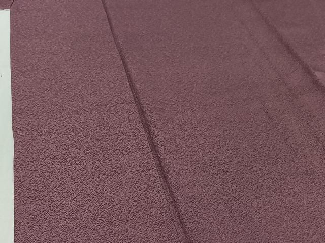  平和屋着物▽上質な色無地 単衣 京紫色 正絹 jh 色無地 着物