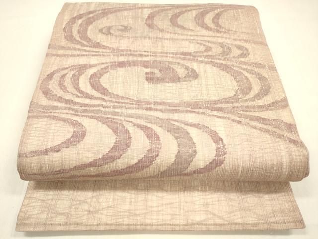 平和屋着物＊夏物 太鼓柄袋帯 流水文 正絹 cm