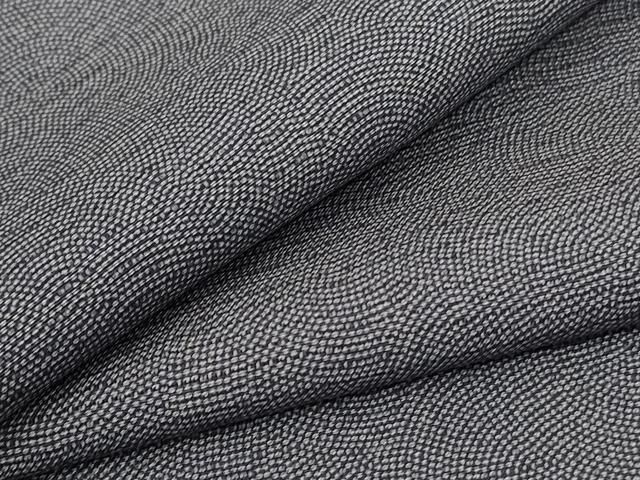 平和屋着物＊夏物 江戸小紋 彫士 住田双光 染士 服部光擴 絽 鮫小紋柄 正絹 jd