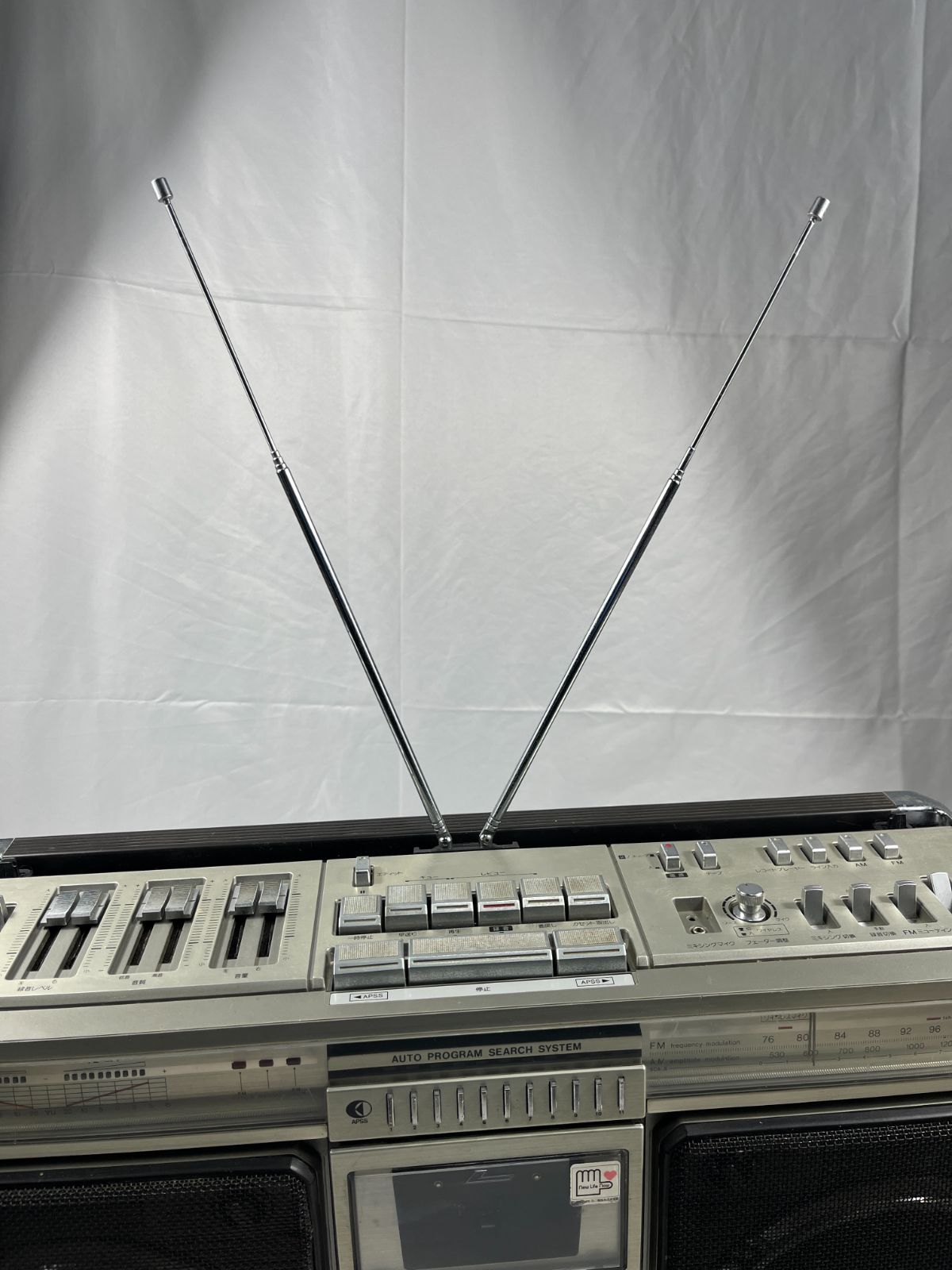 品 SHARP シャープ THE -XL FM|FM STEREO|AM RADIO CASSETE GF-508 ST ラジオ カセットプレーヤー カセットテープ カセット ラジカセ 昭和レトロ 昭和 レトロ