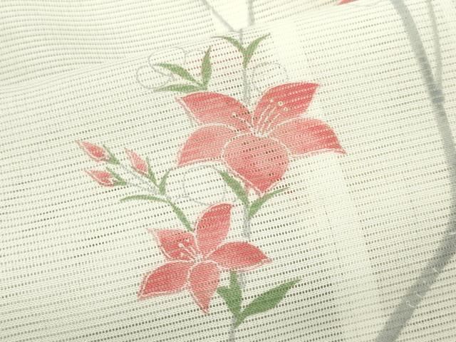 枝花文 洗える着物