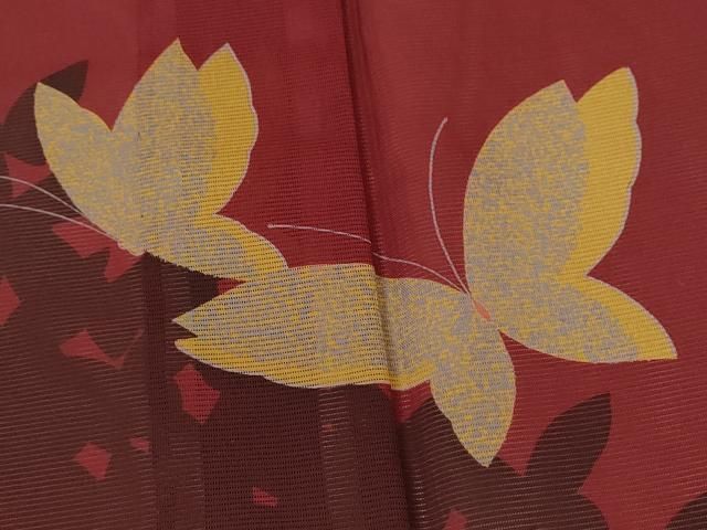 平和屋着物＊夏物　訪問着　絽　舞蝶文　たたき染め　洗える着物　CABB2359ze 平和屋着物＊夏物 訪問着 絽 舞蝶文 たたき染め 洗える着物 CABB2359ze