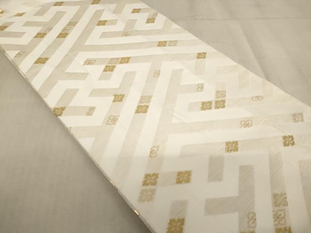 平和屋着物∵子供 丸帯 紗綾形花菱文 金糸 逸品 AABE2169ja 平和屋着物∵子供 丸帯 紗綾形花菱文 金糸 逸品 AABE2169ja