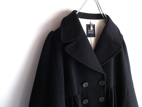 コレクション使用 LIMI feu リミフゥ 2008AW ウールメルトン ギャザー