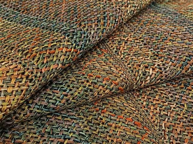 平和屋着物▽道中着 スリーシーズン 春夏秋 塵除け 組織 縞 正絹 jh フォーマル対応 フレアシルエット